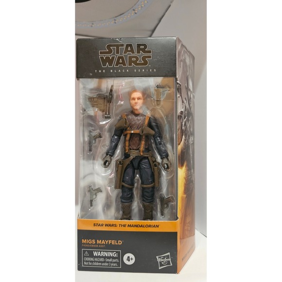 Star Wars The Black Series Miggs Mayfield Action Figure Mandalorian Toy‎ - Picture 1 of 4